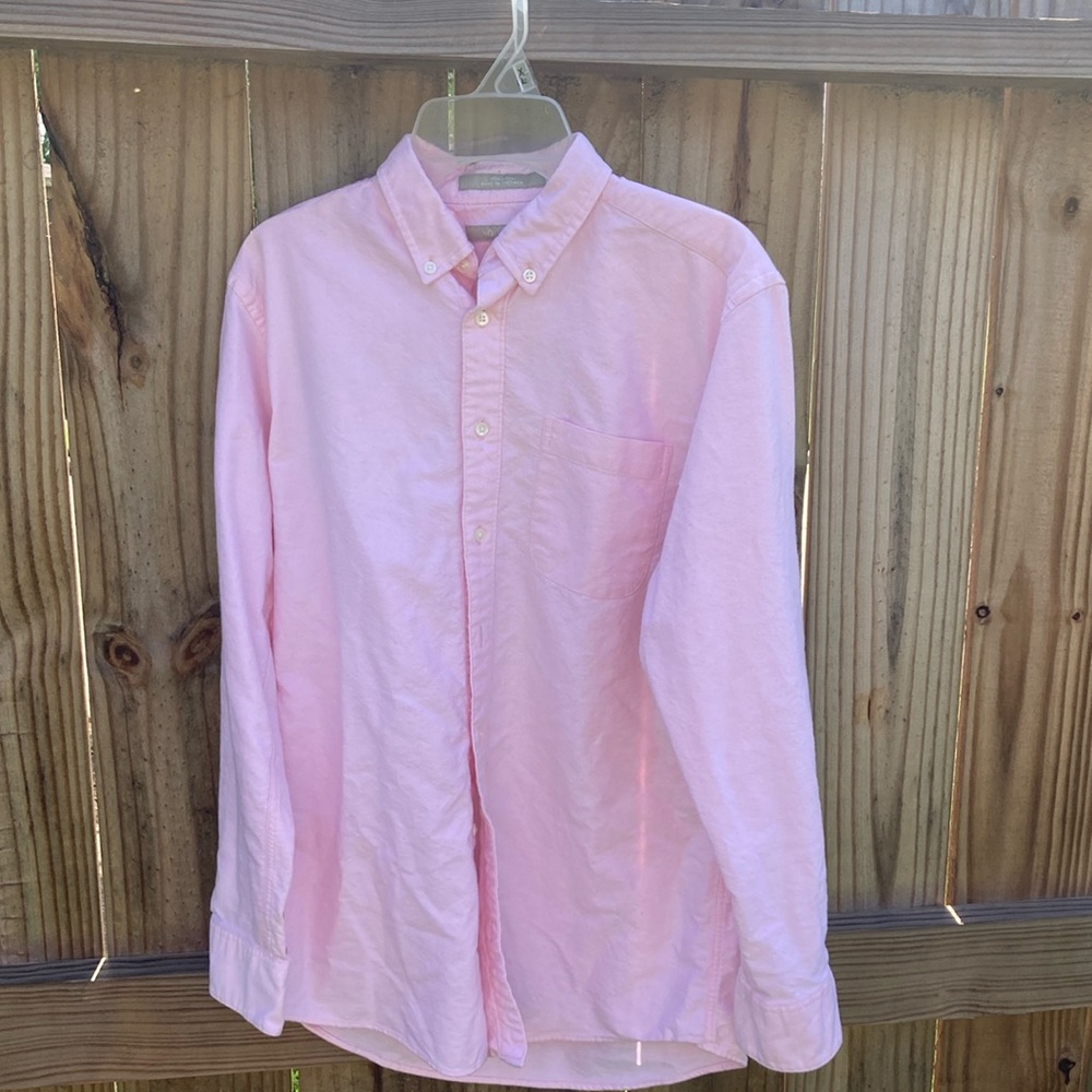 Big boys Nordstrom brand  Pink Button-Down Shirt.